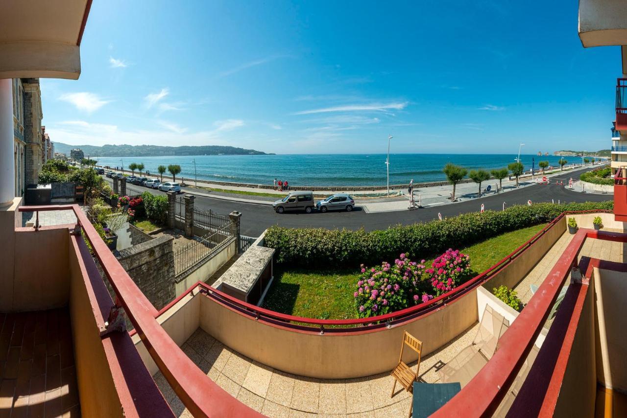 Premiere Ligne De Plage, Face A La Mer Hendaye Luaran gambar