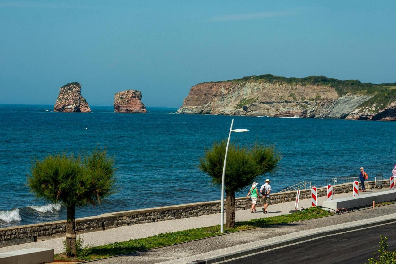 Premiere Ligne De Plage, Face A La Mer Hendaye Luaran gambar